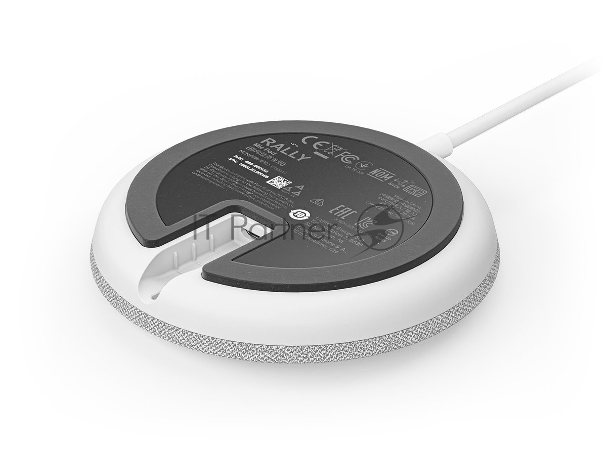 Микрофон Logitech Microphone for Rally ConferenceCamMic Pod Off белый