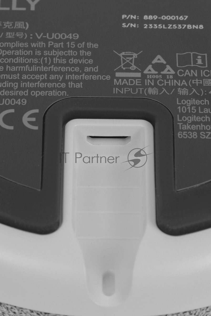 Микрофон Logitech Microphone for Rally ConferenceCamMic Pod Off белый