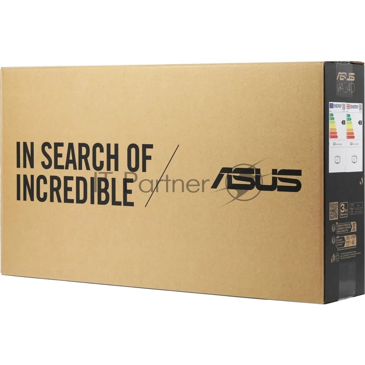 Монитор 23.8" ASUS VA24DQSB IPS 1920x1080, 75 Гц, 5 мс, 16:9, 250 кд/м2, 1xHDMI, 1xDP, 1xVGA, 2xUSB, 1x3.5 мм, черный