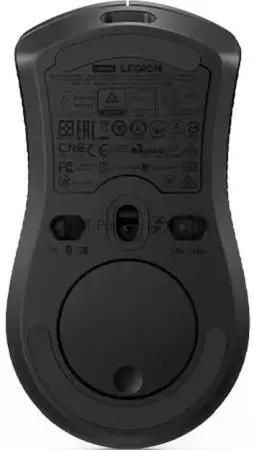 Мышь беспроводная/проводная Lenovo Legion M600 черный, 16000 dpi, радиоканал, Bluetooth, USB, кнопки - 9