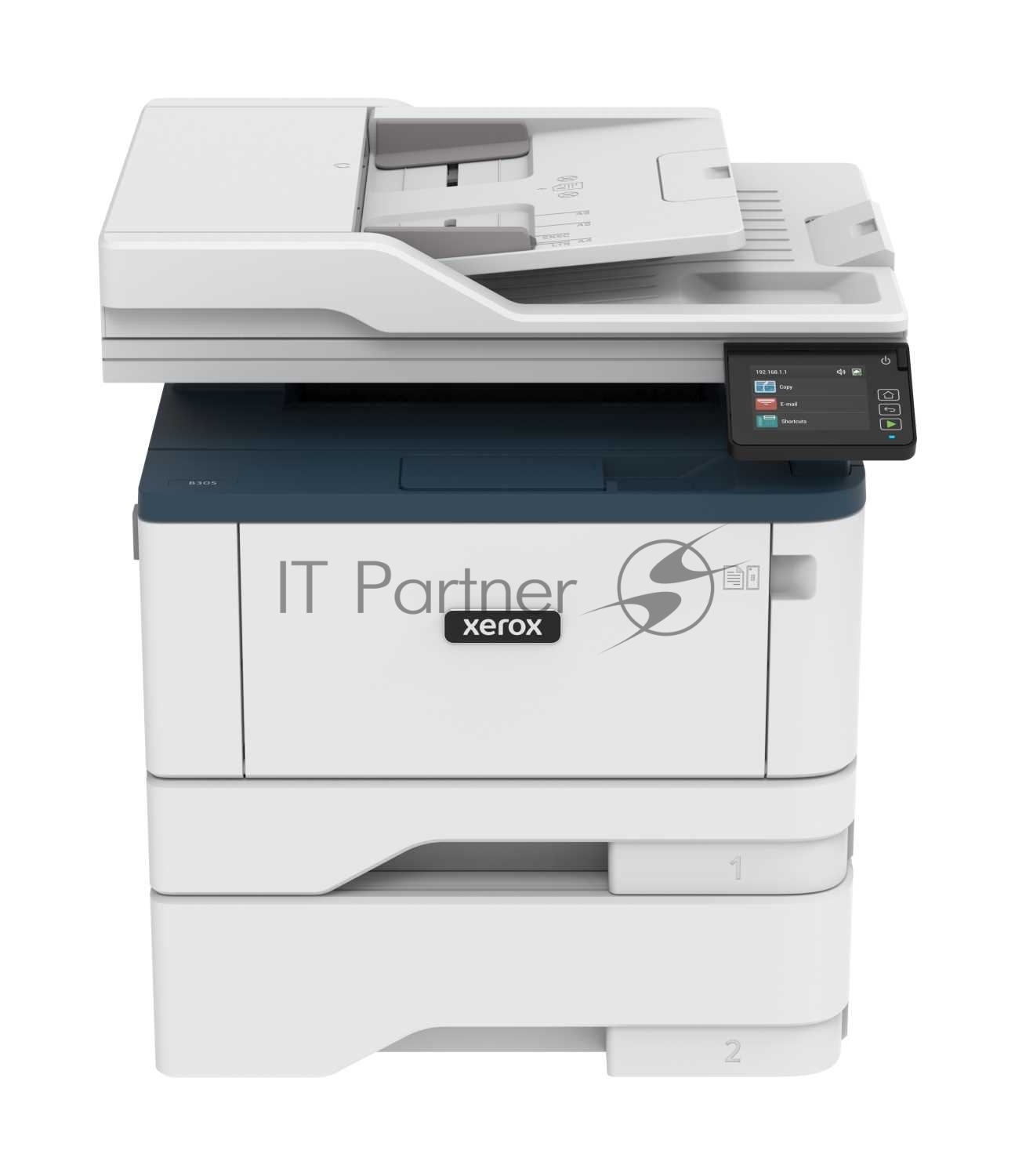 МФУ лазерное Xerox B305 (B305V_DNI), A4, ч/б, печ. до 38 стр/мин., скан. до 46 стр/мин. (ч/б) 20 стр/мин. (цвет), 600x600dpi, USB, RJ-45, Wi-Fi
