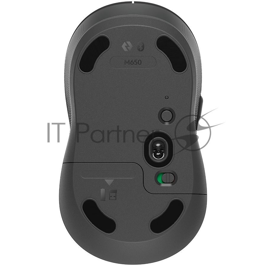 Мышь беспроводная Logitech Signature M650 графитовый, 4000 dpi, радиоканал, Bluetooth, USB, кнопки - 5