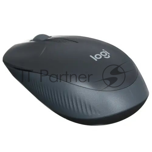 Мышь беспроводная Logitech M190 черный/серый, 1000 dpi, радиоканал, USB, кнопки - 3