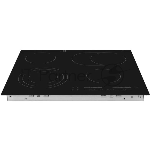 Электрическая варочная поверхность Electrolux EHF6547FXK, 4 конфорки, с зоной расширения, стеклокерамика, 7100 Вт