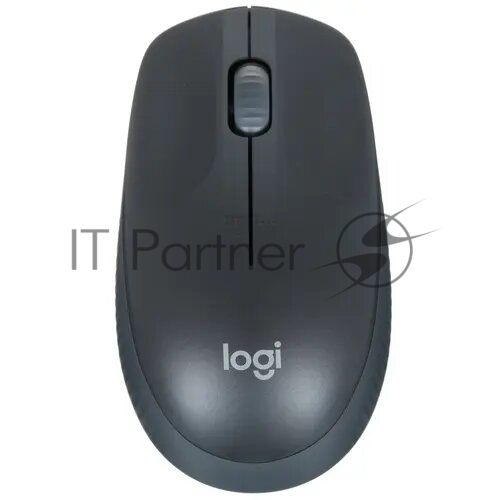 Мышь беспроводная Logitech M190 черный/серый, 1000 dpi, радиоканал, USB, кнопки - 3