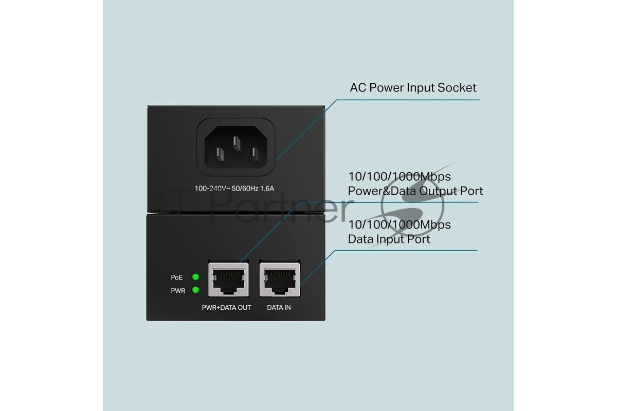 TP-LINK <TL-POE170S>  Gigabit PoE++ Injector