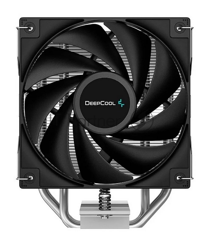 Кулер для процессора DEEPCOOL AG400 черный, 120 мм, алюминий/медь, 2000 об/мин, 31.6 дБ, 4 pin, 220 Вт, 150 мм