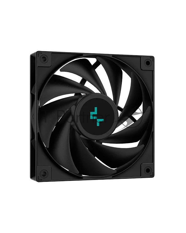 Кулер для процессора DEEPCOOL AG400 черный, 120 мм, алюминий/медь, 2000 об/мин, 31.6 дБ, 4 pin, 220 Вт, 150 мм