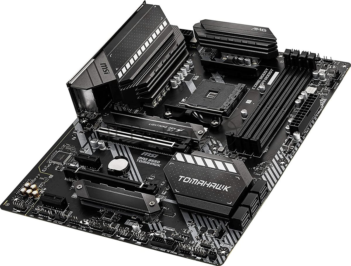 Материнская плата MSI MAG B550 TOMAHAWK MAX WIFI, AM4, AMD B550, 4xDDR4, 6xSATA, 2xM.2, 1xPCI-E 4.0 x16, 1xPCI-E 3.0 x4, 2xPCI-E x1, 1xHDMI, 1xDP, 1x 2.5Gb LAN, 2xUSB-A 2.0, 2xUSB-A 3.2 Gen 1, 1xUSB-A 3.2 Gen 2, 1xUSB-C 3.2 Gen 2, 5x3.5 мм, 7.1, ATX