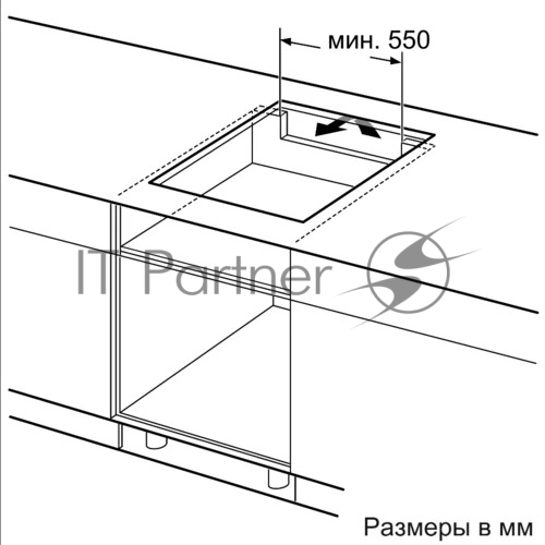 Индукционная варочная поверхность Bosch PUG61KAA5E, 4 конфорки, стеклокерамика, 4600 Вт