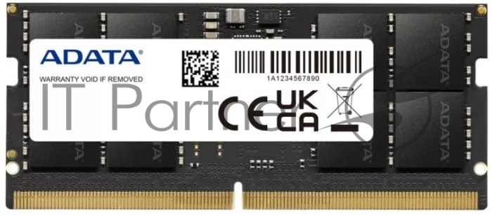 Оперативная память A-DATA AD5S48008G-S, 8GB DDR5 SO-DIMM, 4800MHz