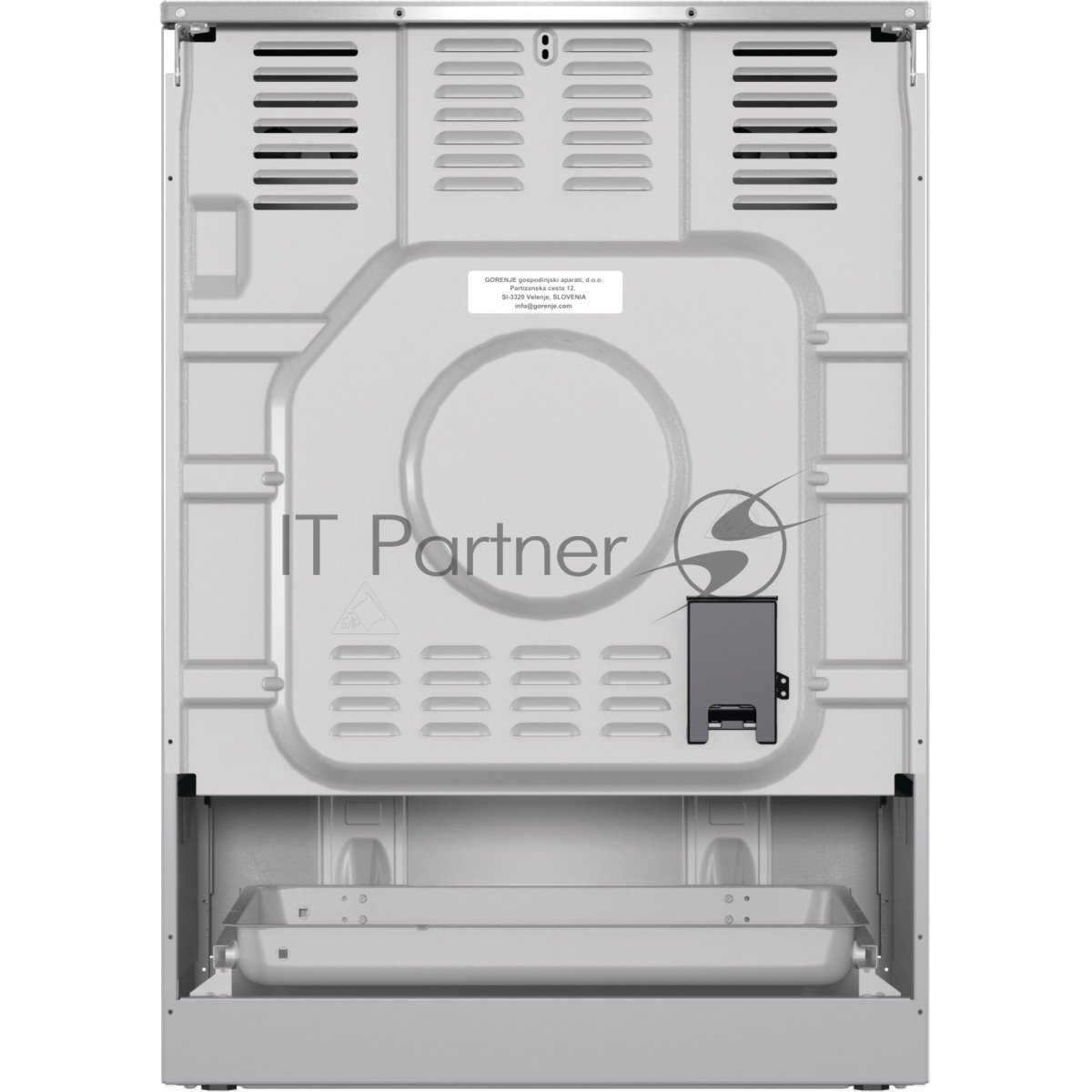 Плита электрическая Gorenje GECS6C70XC серебристый, конфорок 4 электрических, духовка 71 л, 60 см x 85 см x 60 см