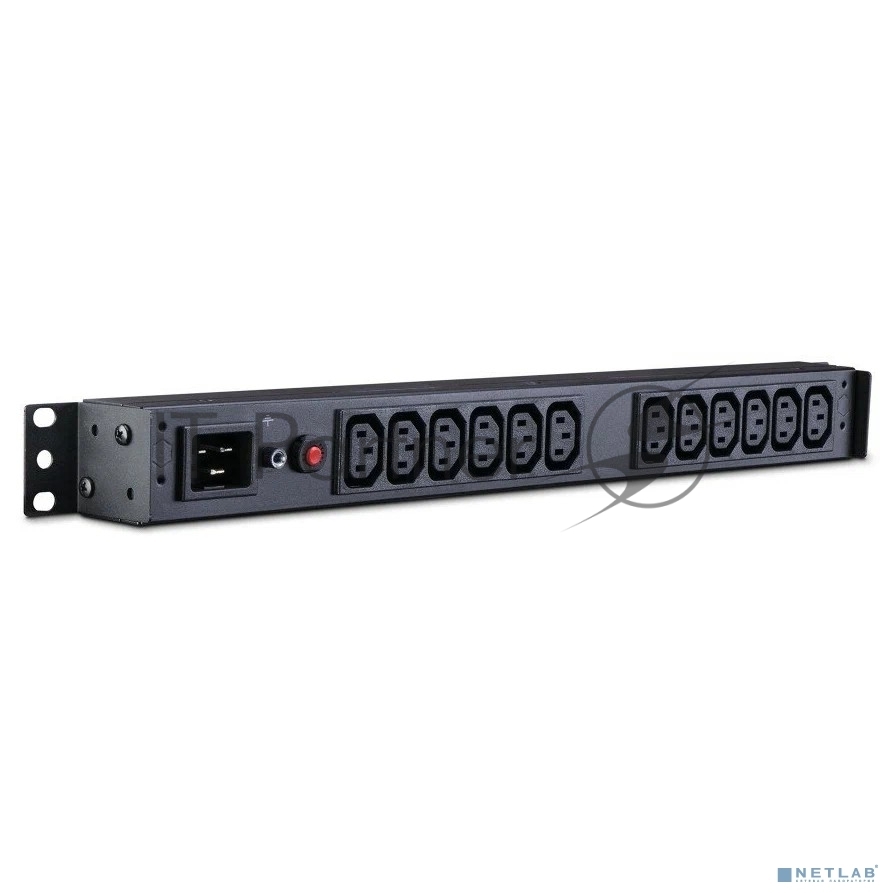 Распределитель питания Cyberpower - PDU20BHVIEC12R, 16A, in (230V 1xIEC-320 C20), out ( 12xIEC-C320 C13), 3 м, Горизонтальный, 1U, цвет чёрный, PDU20BHVIEC12R