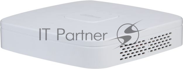 Видеорегистратор Dahua DHI-NVR2104-I2 4-канальный IP-видеорегистратор 4K и H.265+, ИИ