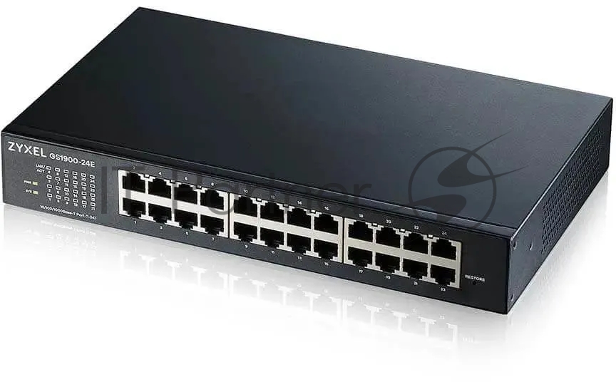 Коммутатор Zyxel GS1900-24E-EU0103F, Smart L2, 24×1GbE, 1U, fanless