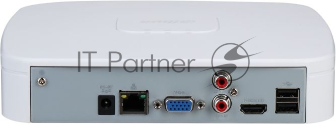 Видеорегистратор Dahua DHI-NVR2104-I2 4-канальный IP-видеорегистратор 4K и H.265+, ИИ