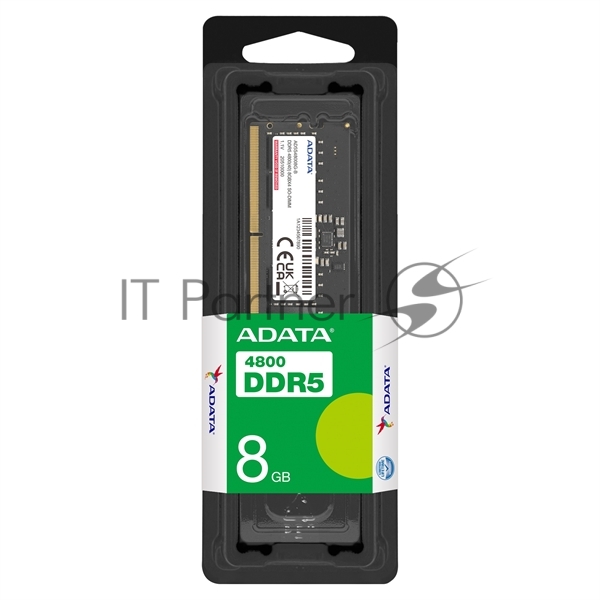 Оперативная память ADATA, DDR5, 8GB (1x8GB), 4800MHz, CL40, SO-DIMM