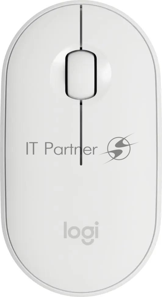 Мышь беспроводная Logitech Pebble M350 белый, 1000 dpi, радиоканал, Bluetooth, USB, кнопки - 3