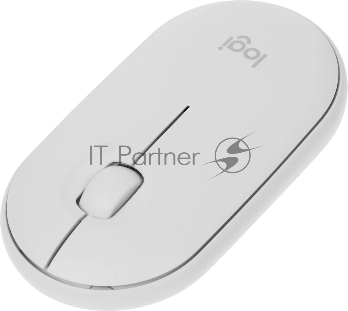 Мышь беспроводная Logitech Pebble M350 белый, 1000 dpi, радиоканал, Bluetooth, USB, кнопки - 3