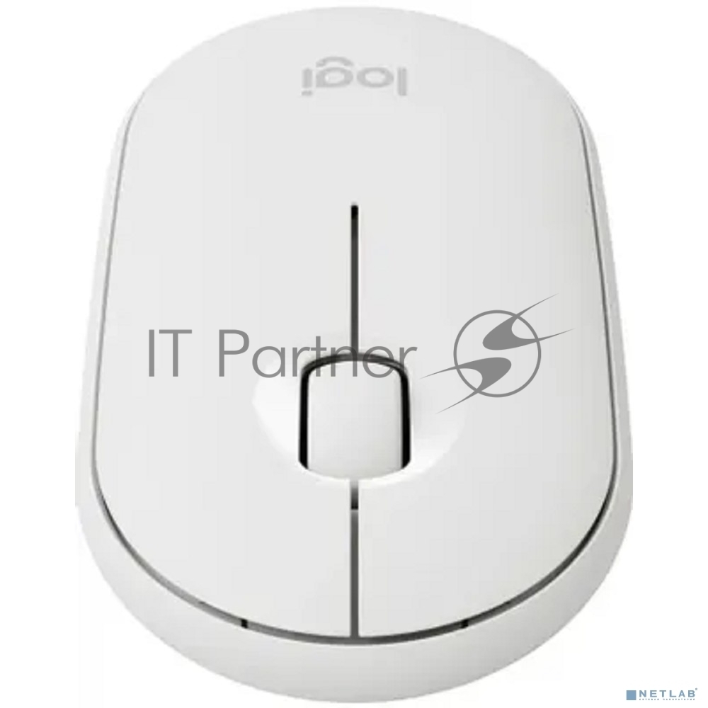 Мышь беспроводная Logitech Pebble M350 белый, 1000 dpi, радиоканал, Bluetooth, USB, кнопки - 3