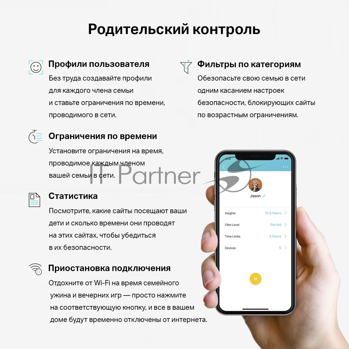 Домашняя Mesh Wi-Fi система TP-Link Deco S7(3-pack) AC1900