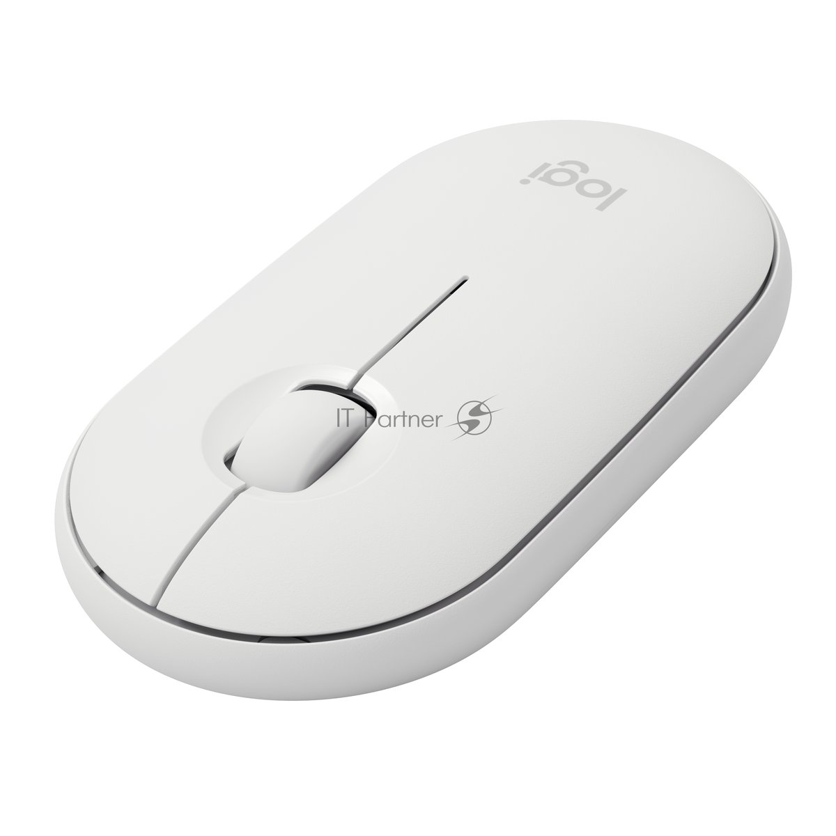 Мышь беспроводная Logitech Pebble M350 белый, 1000 dpi, радиоканал, Bluetooth, USB, кнопки - 3