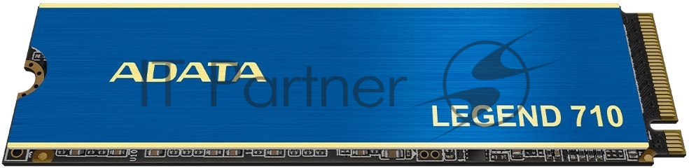 Накопитель SSD ADATA LEGEND 710, 512Gb, PCIe 3.0 x4, M.2 2280, NVMe, R/W 2400/1600, с радиатором