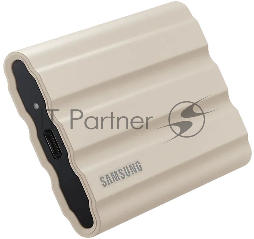 Внешний SSD Samsung T7 Shield, 2TB, USB 3.2 Gen 2 Type-C, R/W 1050/1000, бежевый