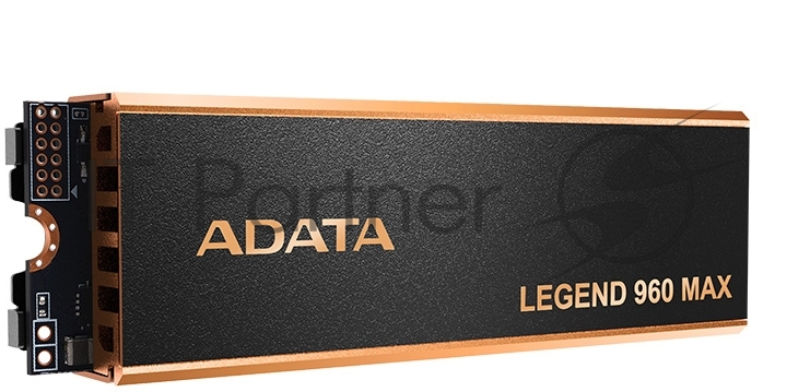 Накопитель SSD ADATA LEGEND 960 MAX, 2Tb, PCIe 4.0 x4, M.2 2280, NVMe, R/W 7400/6800, с радиатором