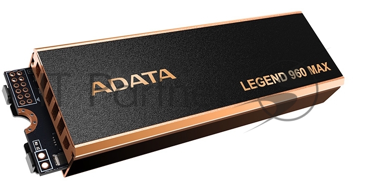 Накопитель SSD ADATA LEGEND 960 MAX, 2Tb, PCIe 4.0 x4, M.2 2280, NVMe, R/W 7400/6800, с радиатором