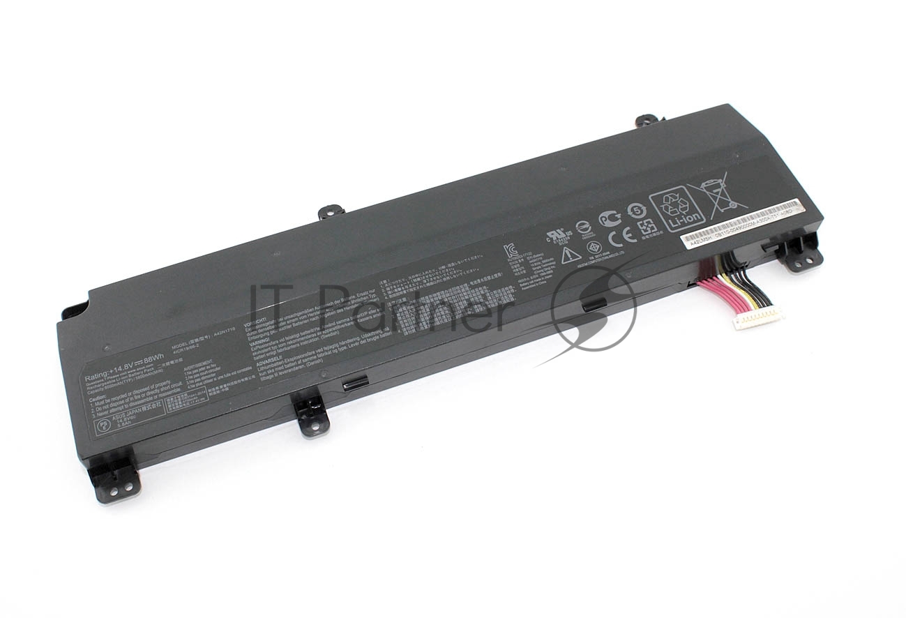 Аккумуляторная батарея для ноутбукa Asus ROG Strix GL70214.8V 5800mAh (белый connector)