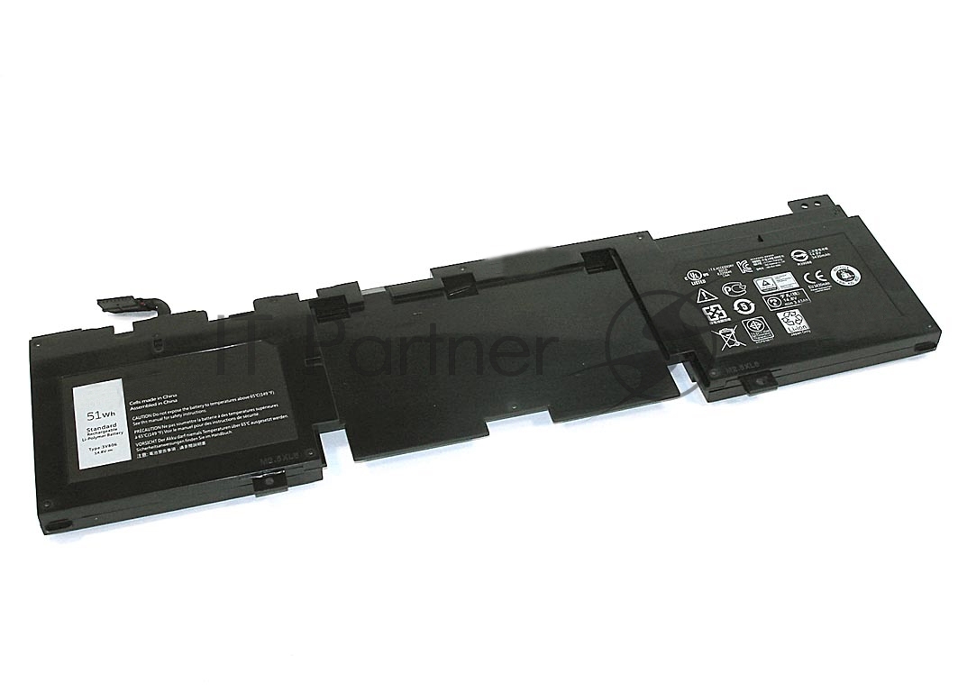 Аккумуляторная батарея для ноутбука Dell Alienware 13 R1 14.8V 51Wh
