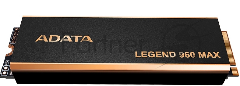 Накопитель SSD ADATA LEGEND 960 MAX, 2Tb, PCIe 4.0 x4, M.2 2280, NVMe, R/W 7400/6800, с радиатором