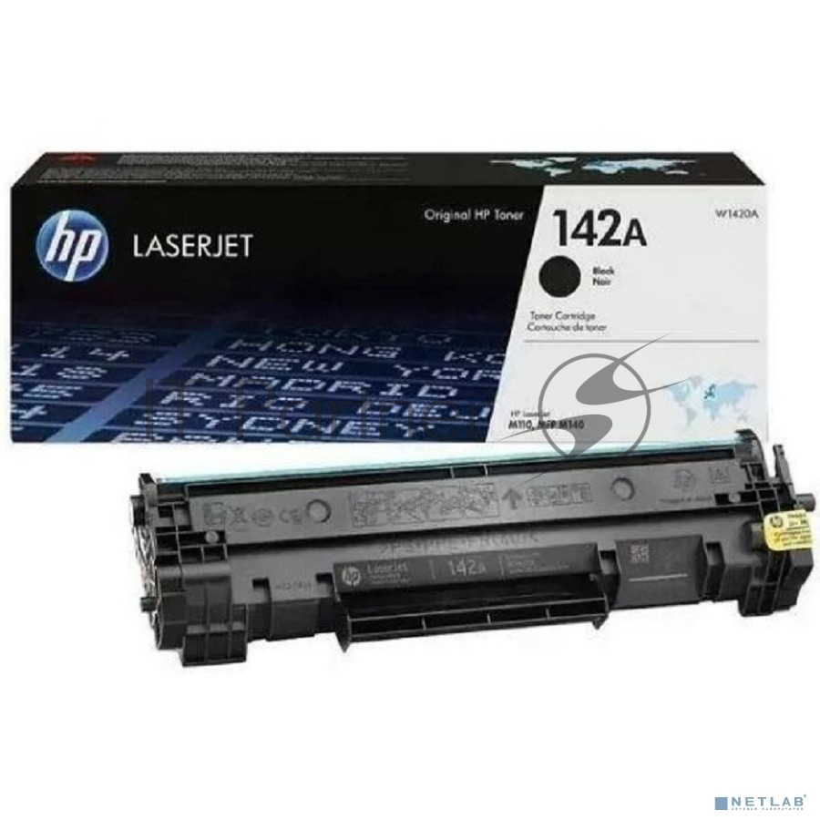Картридж лазерный HP 142A W1420A черный бар.в компл. (950стр.) для HP LaserJet M110we M110, M140w M140