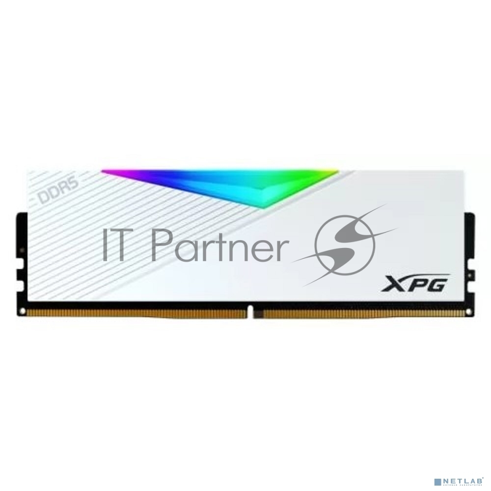 Модуль памяти ADATA 64GB DDR5 6000 DIMM XPG Lancer RGB 2*32, 1.35V, CL30-40-40, On-Die ECC, Power Management IC, white