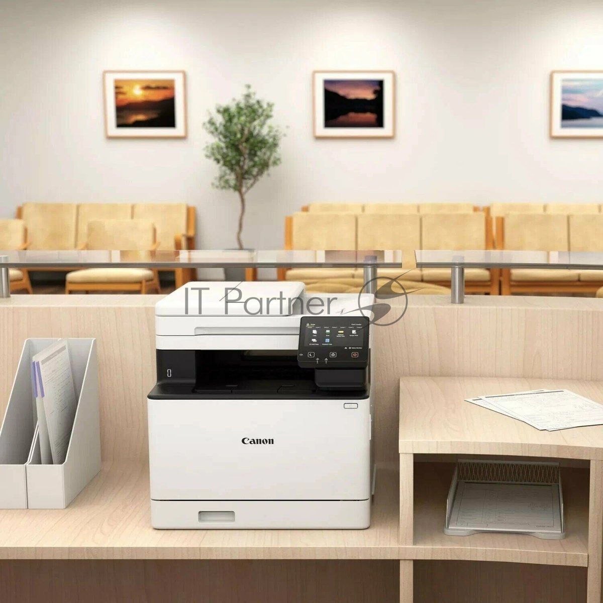 МФУ лазерное Canon i-SENSYS MF752Cdw (5455C012), A4, цветное, печ. 33 стр/мин., скан. до 50 стр/мин., 1200 x 1200 dpi (печать) 600x600dpi (скан.), USB, RJ-45, Wi-Fi, BlueTooth, Air Print, Mopria