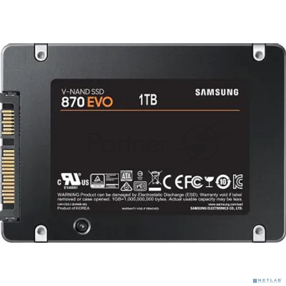 Жесткий диск SSD SAMSUNG SATA2.5" 1TB 6GB/S 870 EVO MZ-77E1T0B/AM