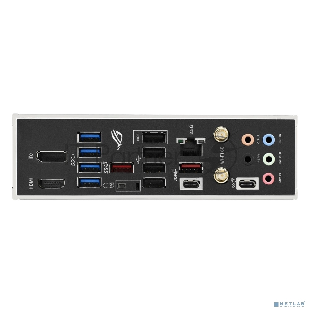 Материнская плата ASUS ROG STRIX B650E-F GAMING WIFI, AM5, AMD B650E, 4xDDR5, 4xSATA, 3xM.2, 1xPCIe 5.0 x16, 1xPCIe 4.0 x16, 2xPCIe x1, DisplayPort, HDMI, 1x2.5Gb LAN, USB Type-C, 5x3.5 мм, 7.1, ATX