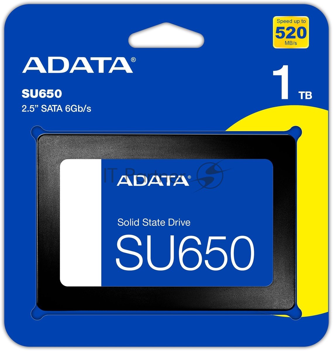 Накопитель SSD ADATA Ultimate SU650, 1Tb, SATA III, 2.5", R/W 520/450