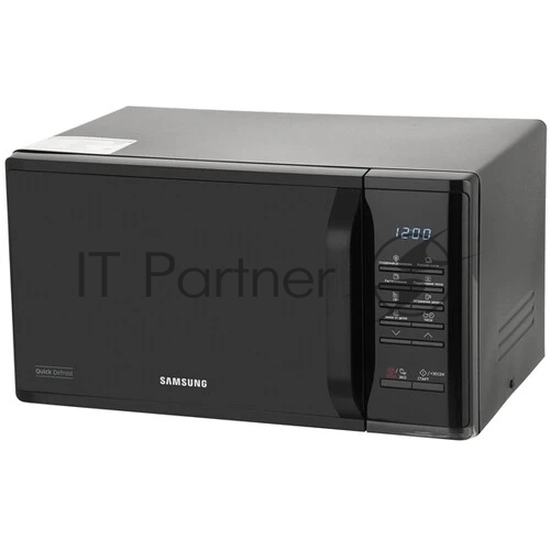 Микроволновая печь SAMSUNG MS23K3513AK/BW черный (23л, 800 Вт, соло, электронное управление) (MS23K3513AK/BW)