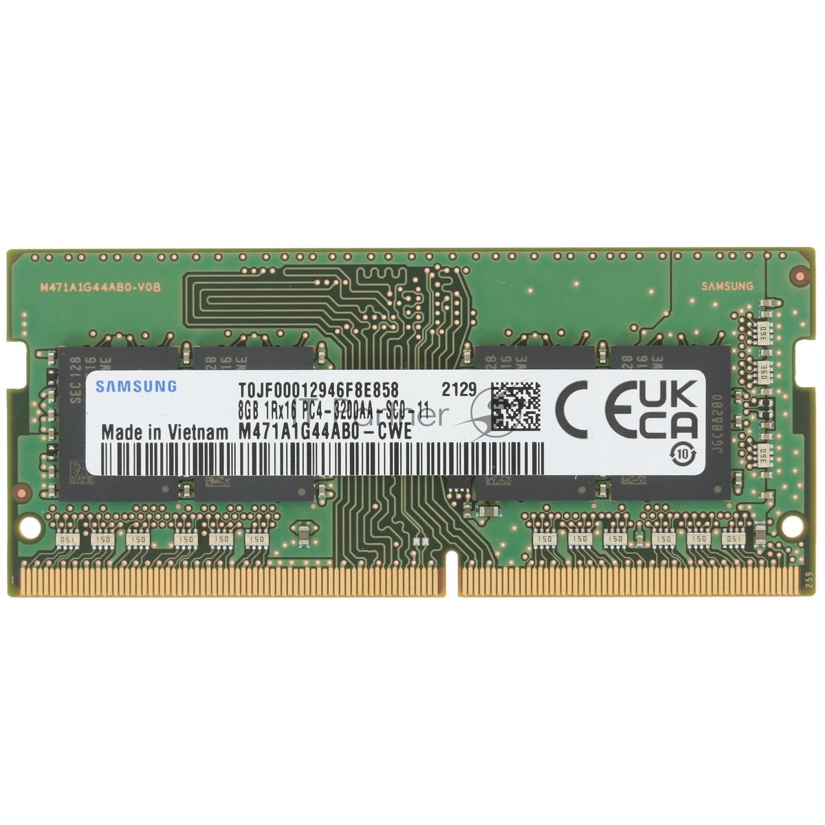 Оперативная память для ноутбука 8Gb (1x8Gb) PC4-25600 3200MHz DDR4 SO-DIMM Unbuffered CL22 Samsung M471A1G44AB0-CWE Bulk