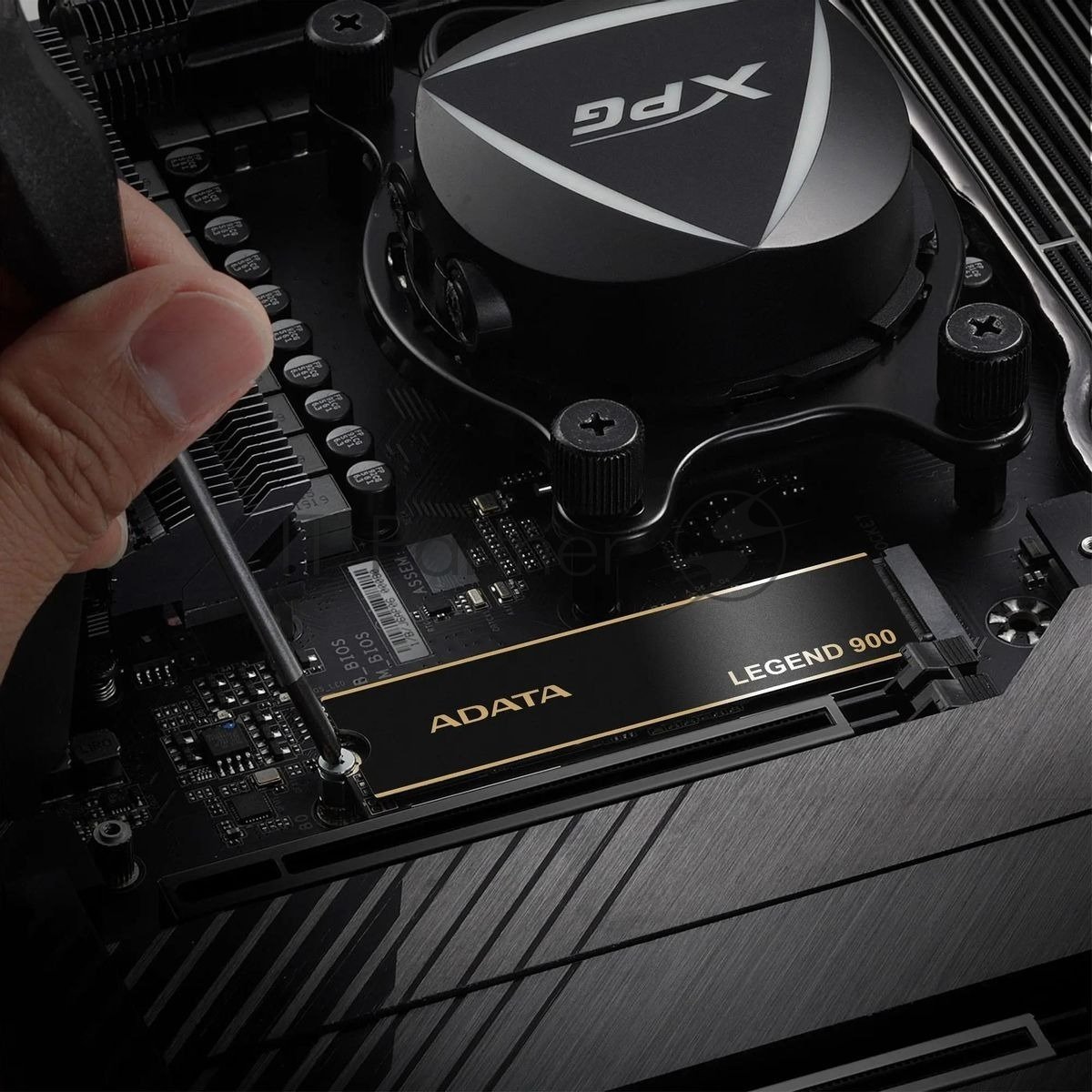Накопитель SSD ADATA LEGEND 900, 2000Gb, PCIe 4.0 x4, 2280, NVMe, R/W 7000/5400, с радиатором