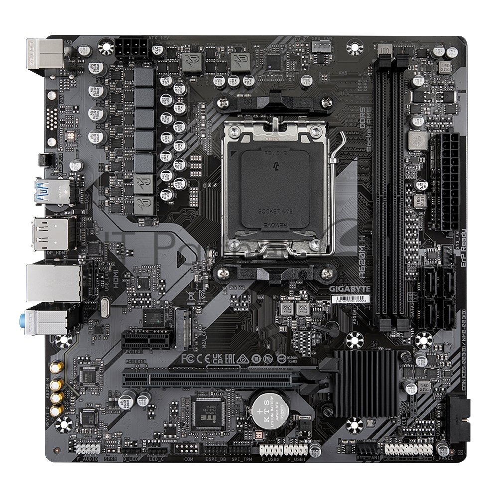 (Из ремонта, рабочая, гарантия 14 дней, OEM) Материнская плата Gigabyte A620M H (V1.2/V2.0), SocketAM5 AMD A620 2xDDR5 mATX AC`97 8ch(7.1) GbLAN RAID+VGA+HDMI