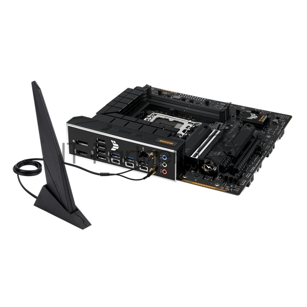 Материнская плата ASUS TUF GAMING B760M-BTF WIFI D4, LGA 1700, Intel B760, 4xDDR4, 4xSATA, 3xM.2, 1xPCIe 5.0 x16, 1xPCIe 4.0 x4, 1xPCIe x1, 1xUSB-A 3.2 Gen 2, 2xUSB-A 3.2 Gen 1, 4xUSB 2.0, 1xUSB-C 3.2 Gen 1, 1xUSB-C 3.2 Gen 2, 1x2.5Gb LAN, 3x3.5 мм, 7.1, 2.5Gb LAN, Wi-Fi 6, Bluetooth 5.2, mATX