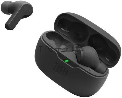 Наушники TWS JBL Wave Beam черный, внутриканальные, Bluetooth, быстрая зарядка, до 8 ч
