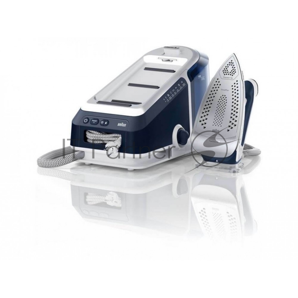 Парогенератор Braun IS7282BL белый/синий, 2700 Вт, 180 г/мин, 600 г/мин, 2000 мл