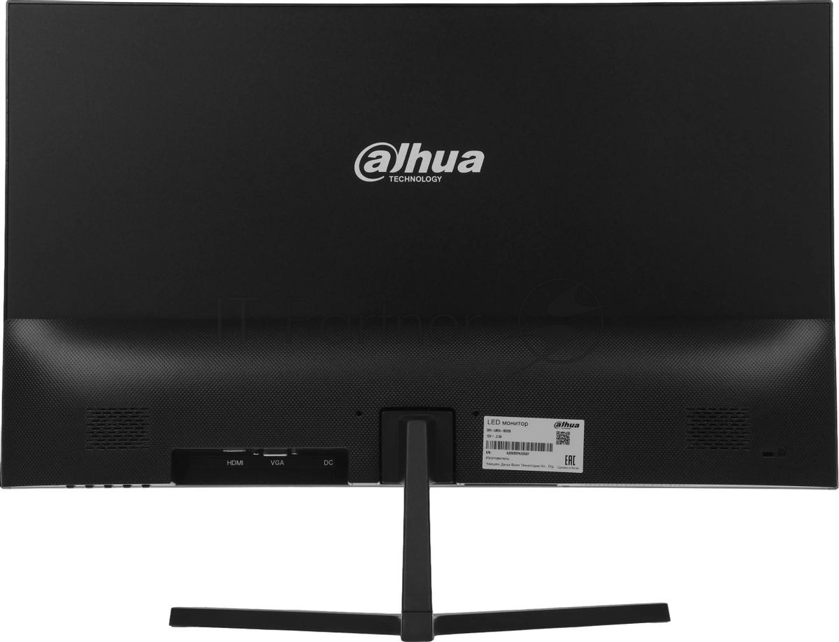 Монитор 23.8" Dahua DHI-LM24-B200S VA 1920x1080, 100 Гц, 5 мс, 16:9, 250 кд/м², HDMI, VGA, Low Blue Light, черный