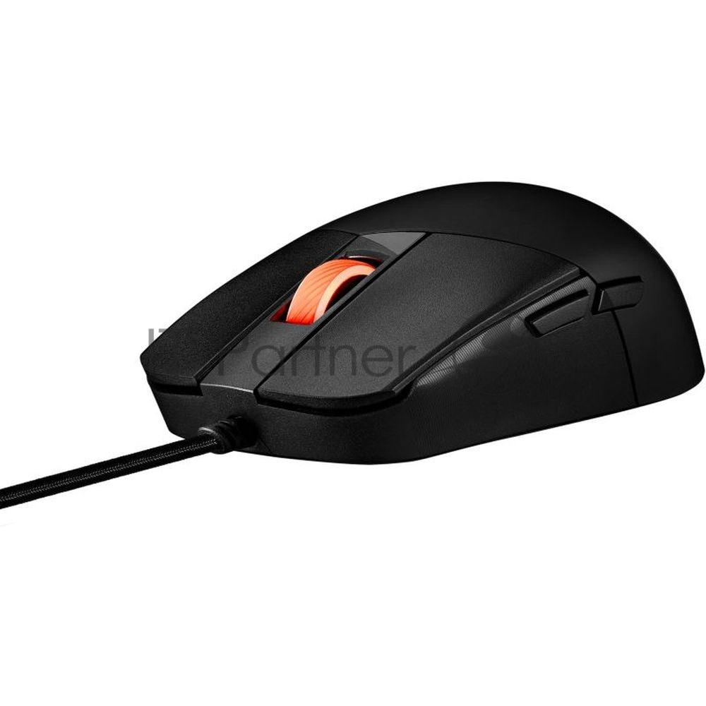 Мышь проводная ASUS P518 ROG STRIX IMPACT III черный, 12000 dpi, USB, кнопки - 5