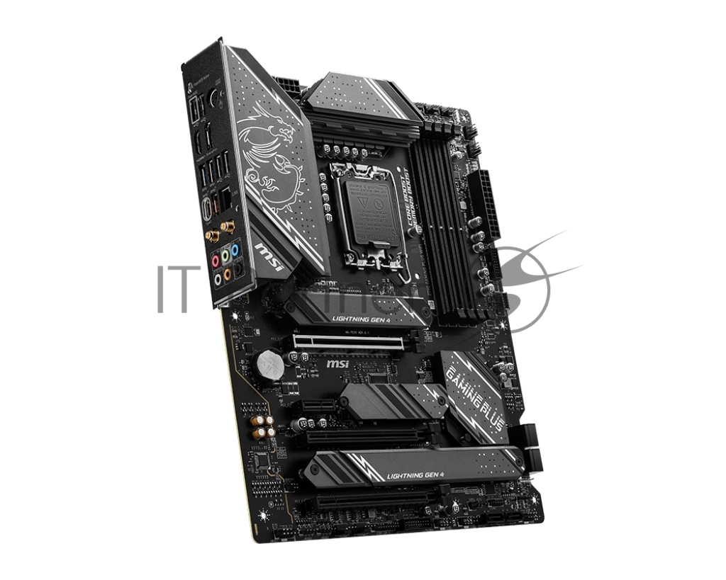 Материнская плата MSI Z790 GAMING PLUS WIFI, LGA1700, Intel Z790, 4xDDR5, 6xSATA, 4xM.2, 1xPCIe 5.0 x16, DisplayPort, HDMI, 1x2.5Gb LAN, USB Type-C, 6x3.5 мм, 7.1, ATX