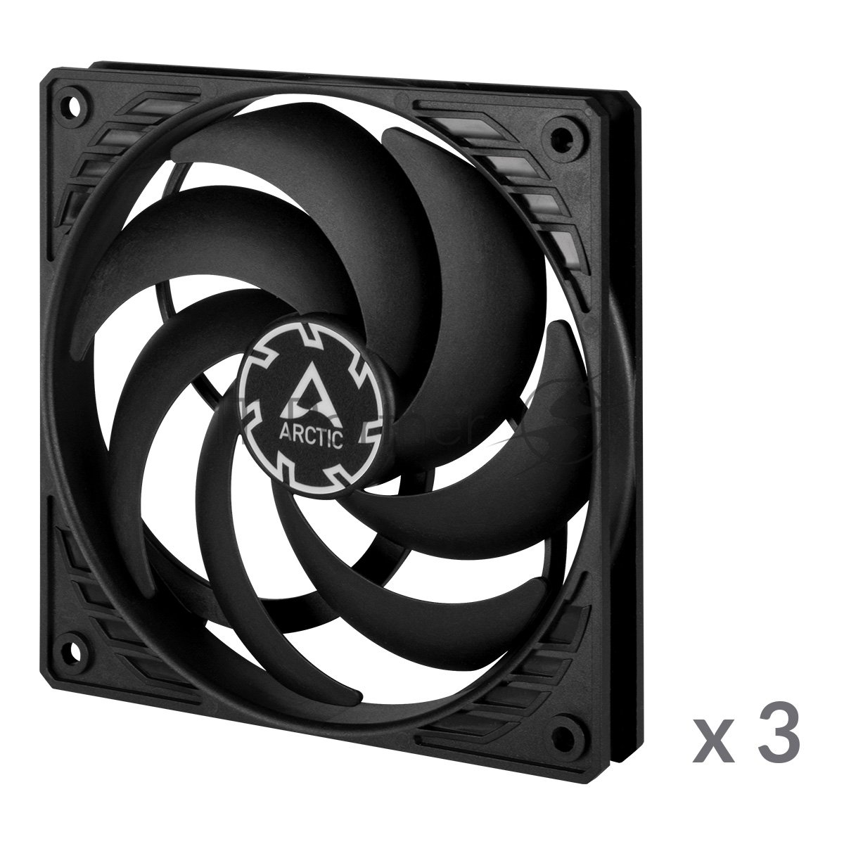 Вентилятор для корпуса ARCTIC P12 SLIM PWM PST -3 Pack (ACFAN00275A)